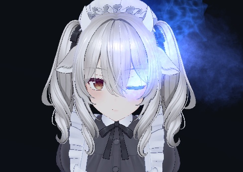 ☆無料配布☆【VRChatアバターギミック】目から炎!殴られると発現する天眼パーティクル MA使用