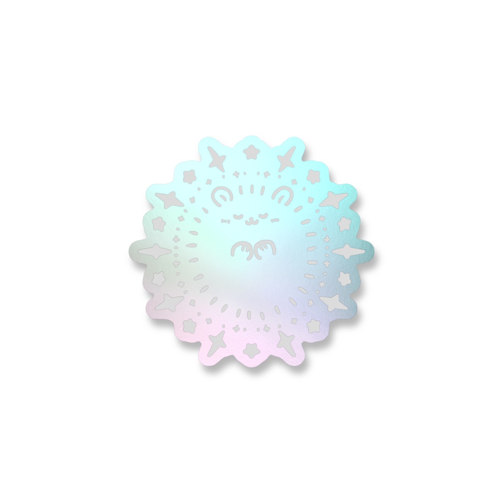 【全10種】わたポメ オーロラスマホステッカー