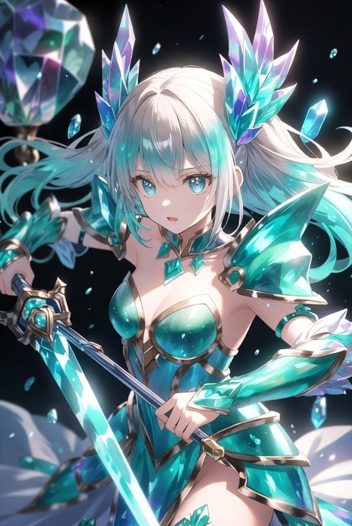 【Prototype】Aquamarine Seraph｜Birthstone Arsenal（3月アクアマリン）