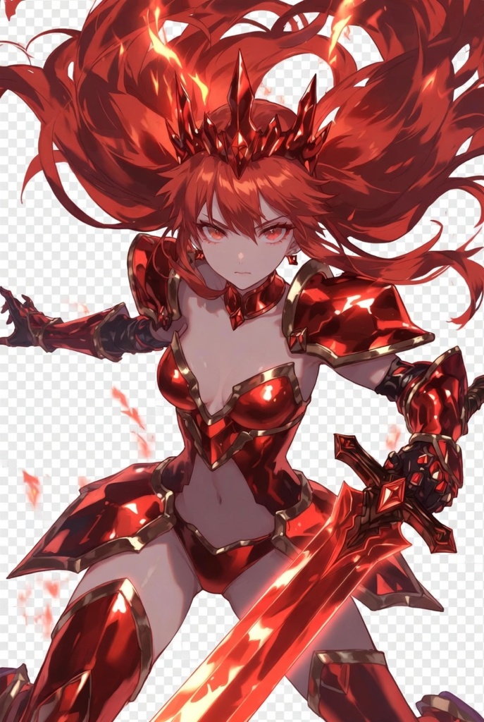 【Prototype】 Ruby Blade|Birthstone Arsenal(7月ルビー)