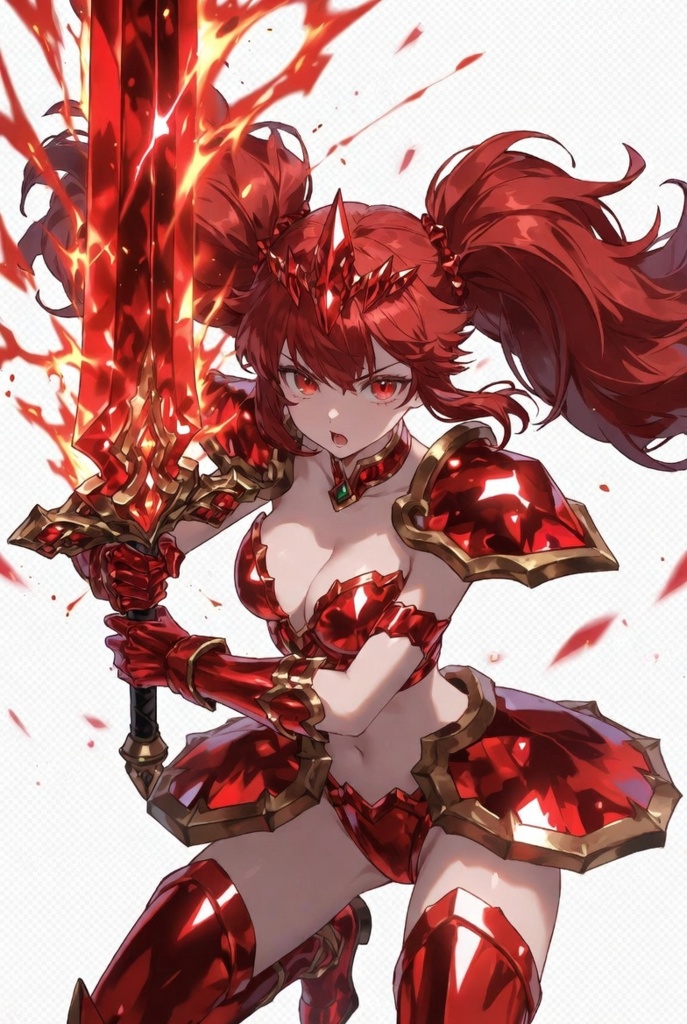 【Prototype】 Ruby Blade|Birthstone Arsenal(7月ルビー)