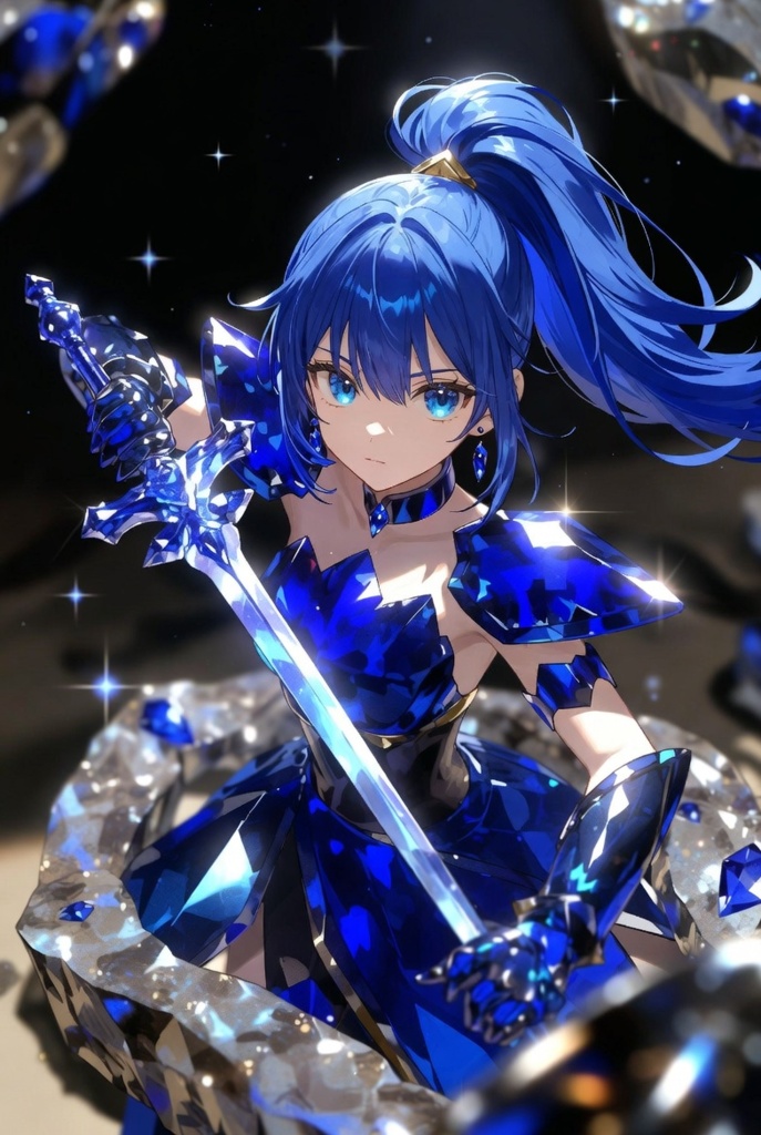 【Prototype】 Sapphire Paladin｜Birthstone Arsenal（9月サファイア）