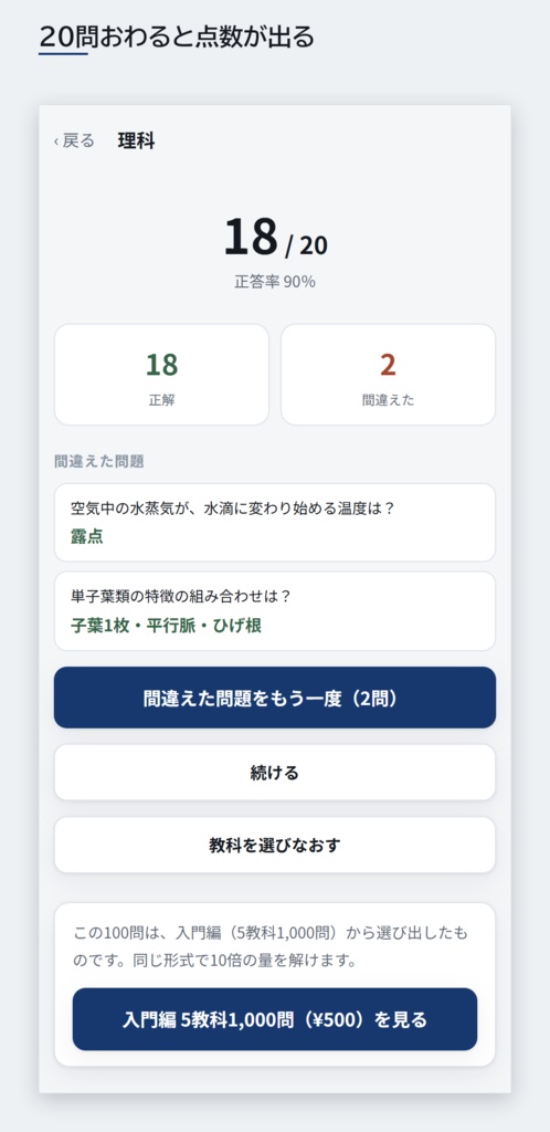 【無料】【スマホアプリ】【4択式】全国版公立高校入試対策 入試に出る4択 5教科100問(国・数・英・理・社/2022-2026年 過去問横断分析)