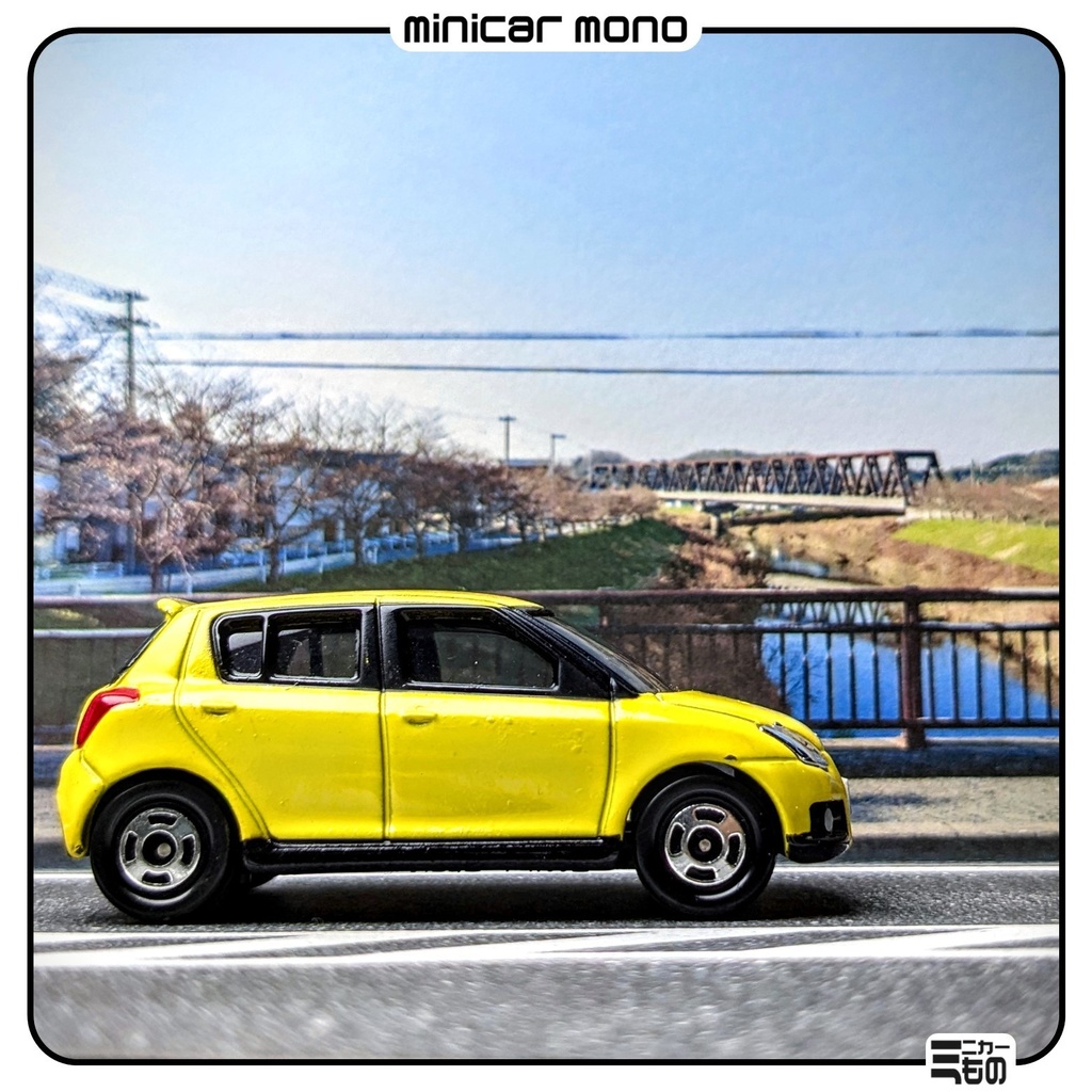 1/64スケール用背景ジオラマ - 鉄道橋・Background Diorama for 1/64 Scale - Rail Bridge