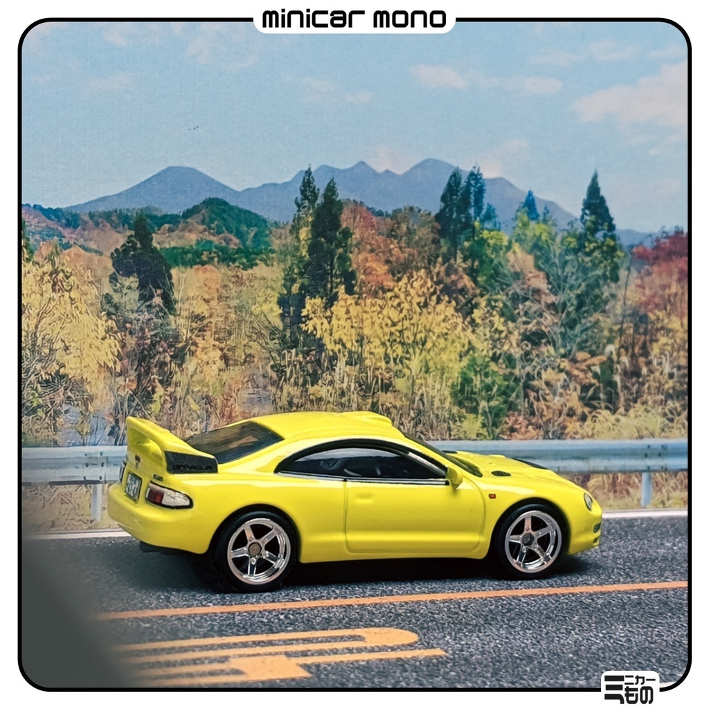 1/64スケール用背景ジオラマ - 秋の山峠・Background Diorama for 1/64 Scale - Autumn Pass