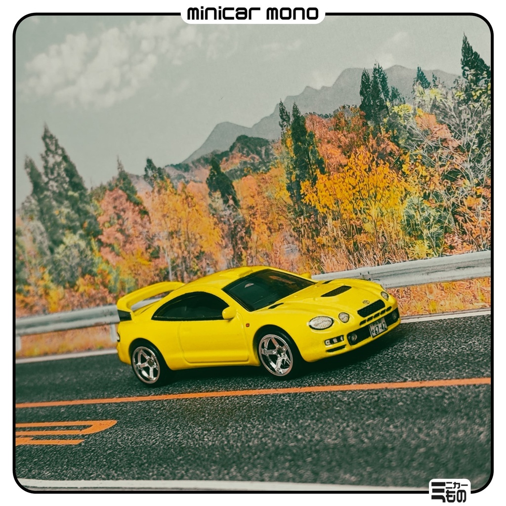 1/64スケール用背景ジオラマ - 秋の山峠・Background Diorama for 1/64 Scale - Autumn Pass