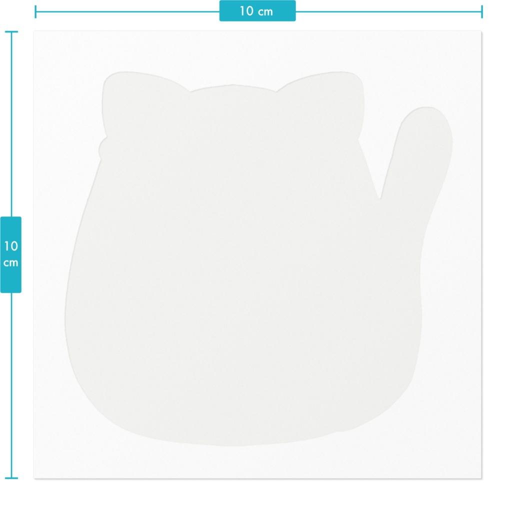 ねこふゆきステッカー