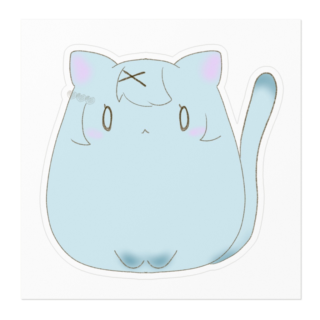 ねこふゆきステッカー