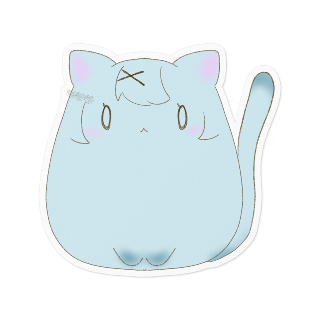 ねこふゆきステッカー