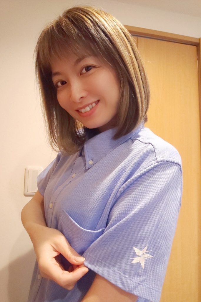 【ラスト1着】カジュアルニットシャツ(ネイビーS)