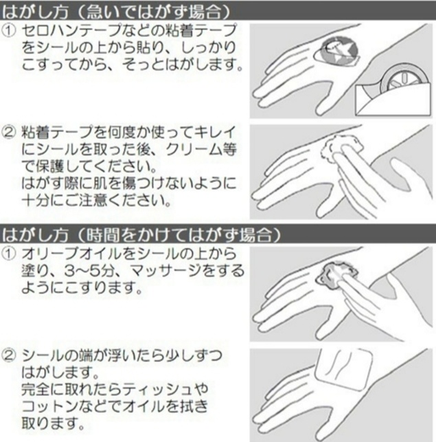 星ロゴ タトゥーシール (一言メッセージ付)