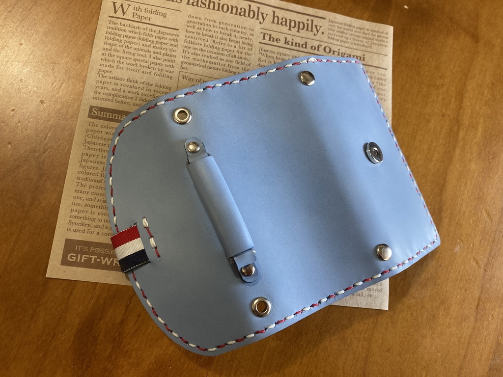 本革  鞄型キーケース