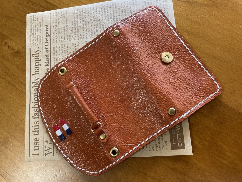 本革 鞄型キーケース