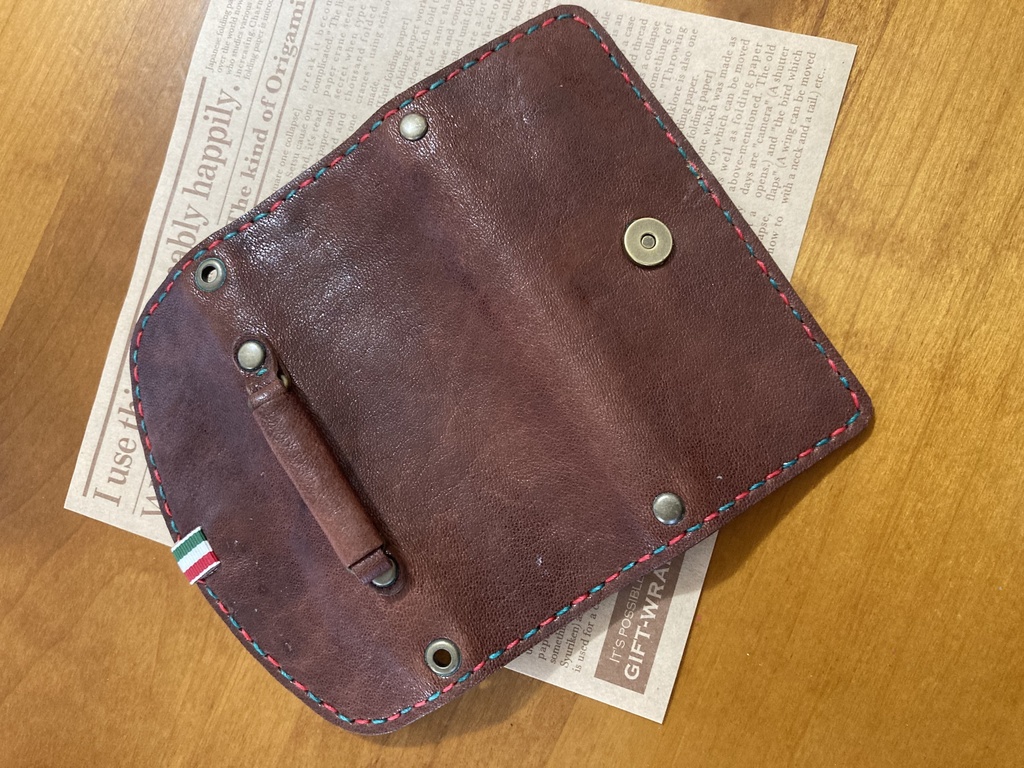 本革 鞄型キーケース