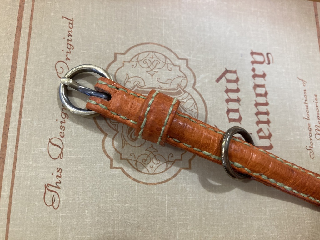 本革 犬・猫用首輪(人用ブレスレットやアンクレットにも)