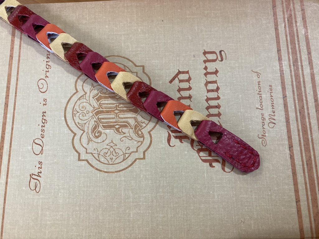 本革 犬・猫用首輪(人用ブレスレットやアンクレットにも)