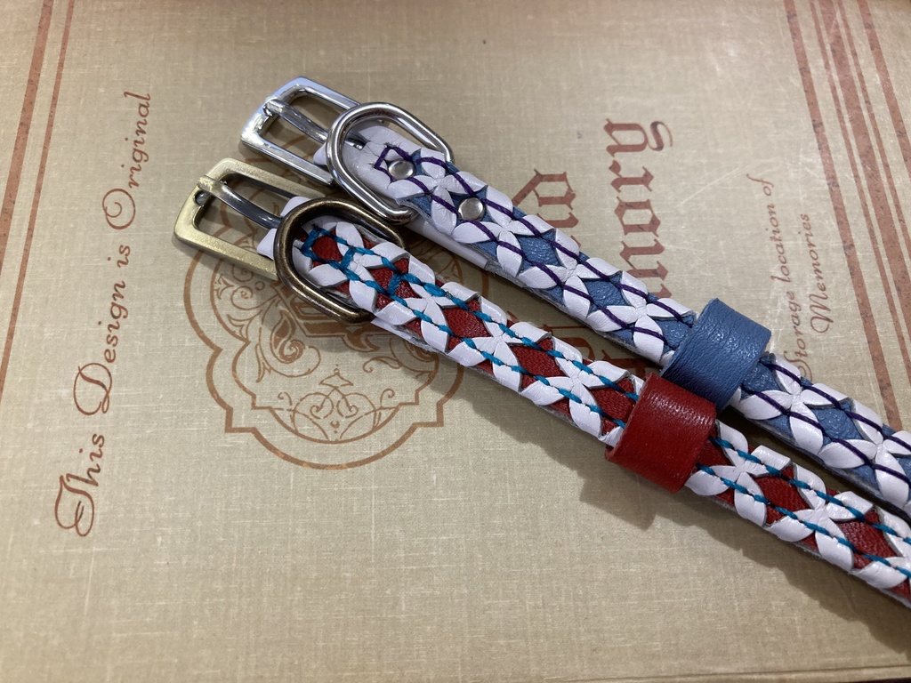 本革 犬・猫用首輪(人用ブレスレットやアンクレットにも)