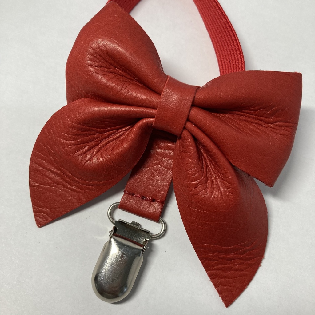 リボンのアームウォーマーガーター(アームカバーガーター)