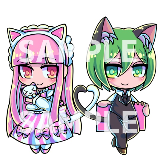 睦月＆スミレ80mmアクリルスタンド　チェンジカード