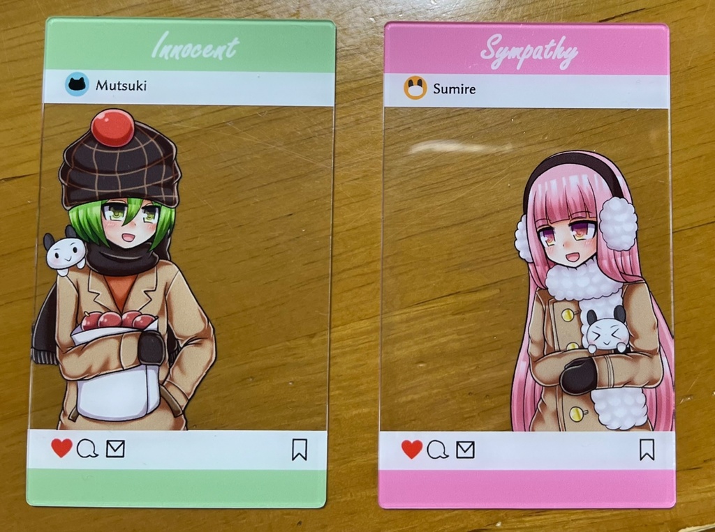 睦月＆スミレアクリルカードセット