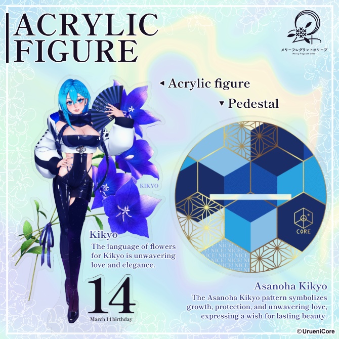 【潤縁コア】CORE活動14周年記念アクリルフィギュア