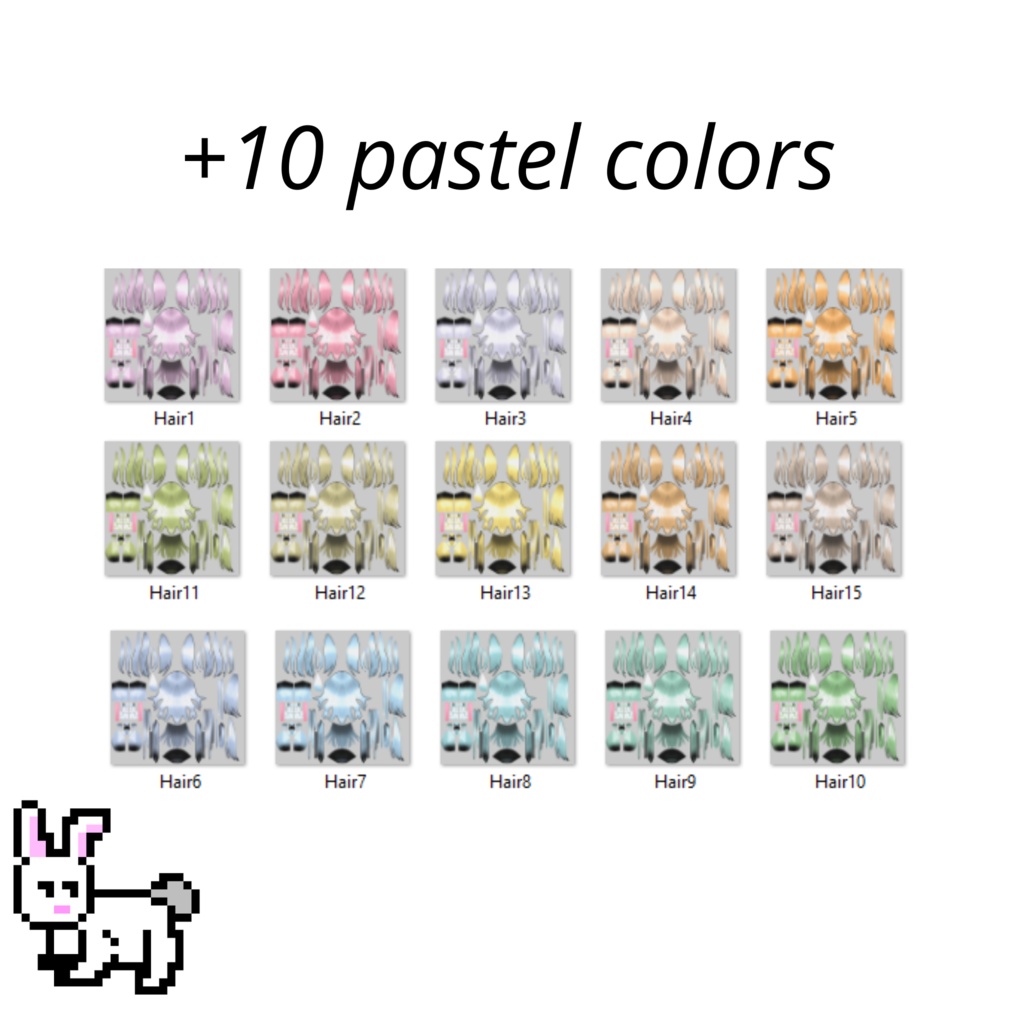 PASTEL HEART「Mophira」HAIR