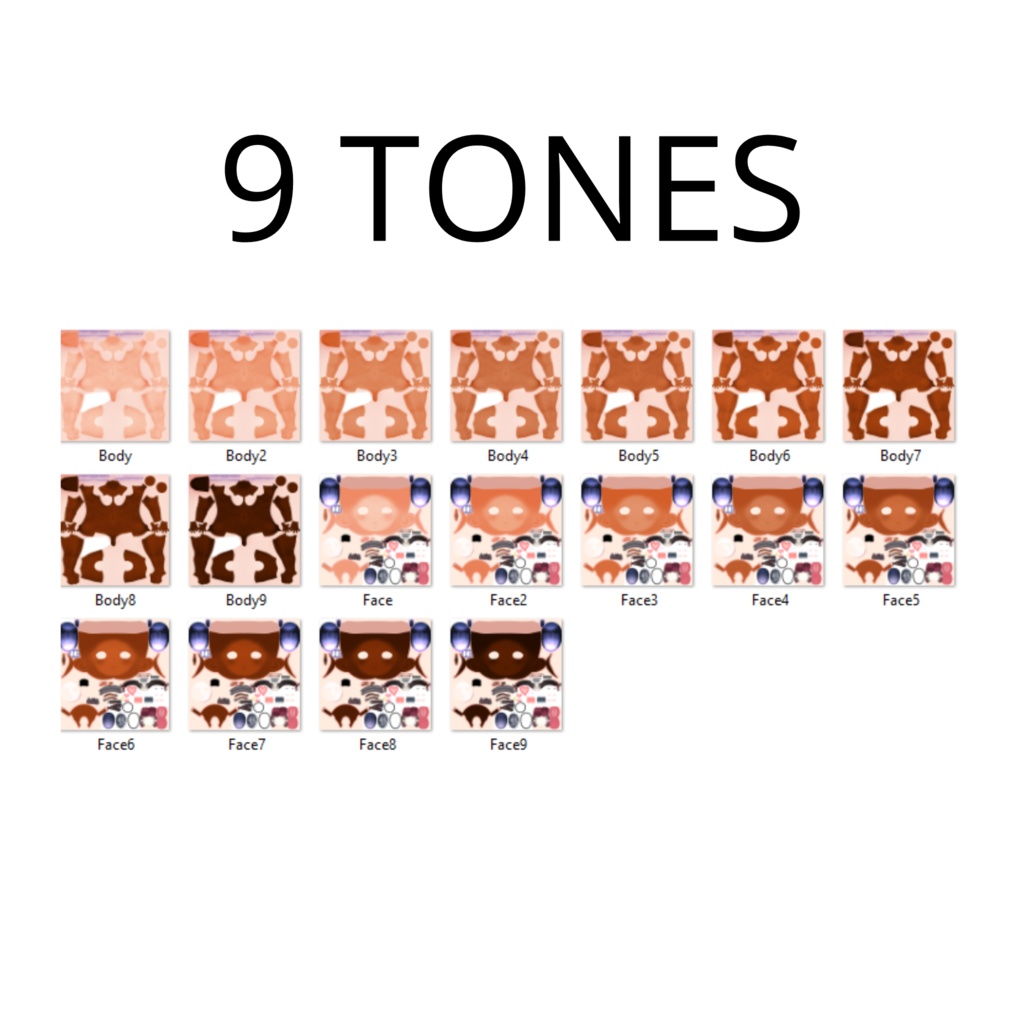 SKIN TONE 「Mophira」