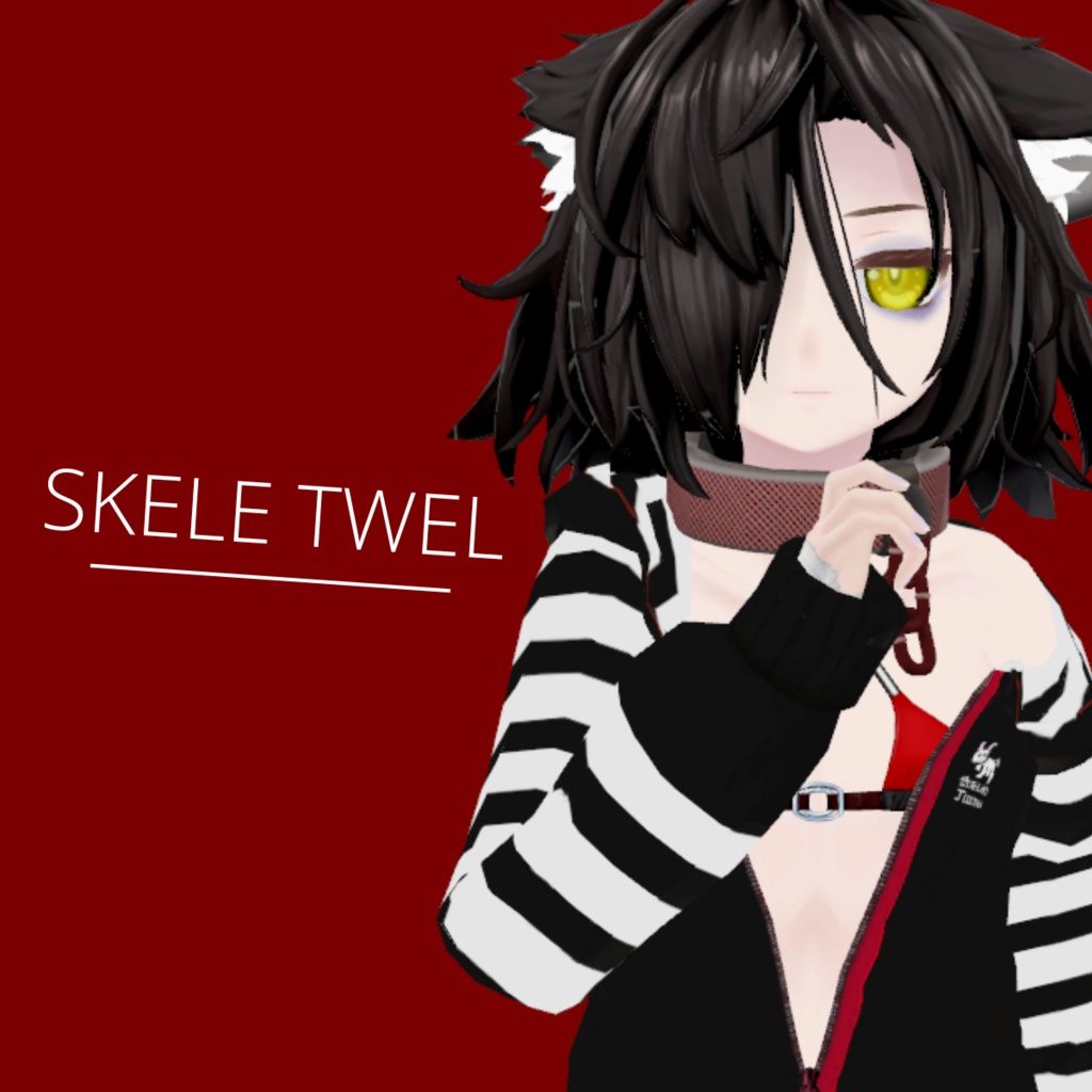 SKELE HOODIE 【TWEL】