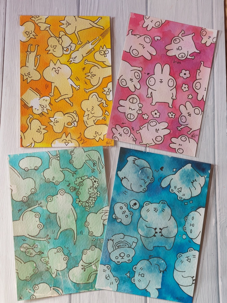 【原画】ラメラメあいつら【全4種】