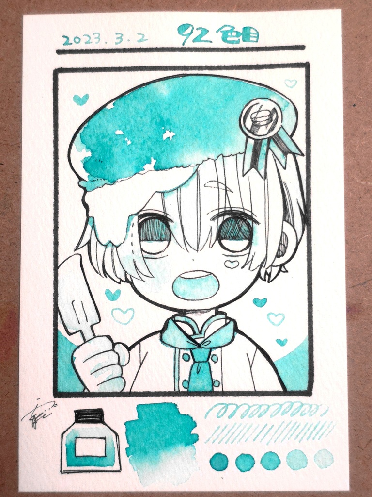 【ハガキサイズ】92色目
