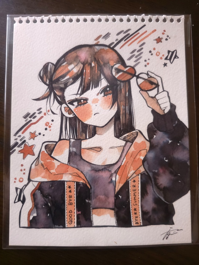 【原画】オレンジ星