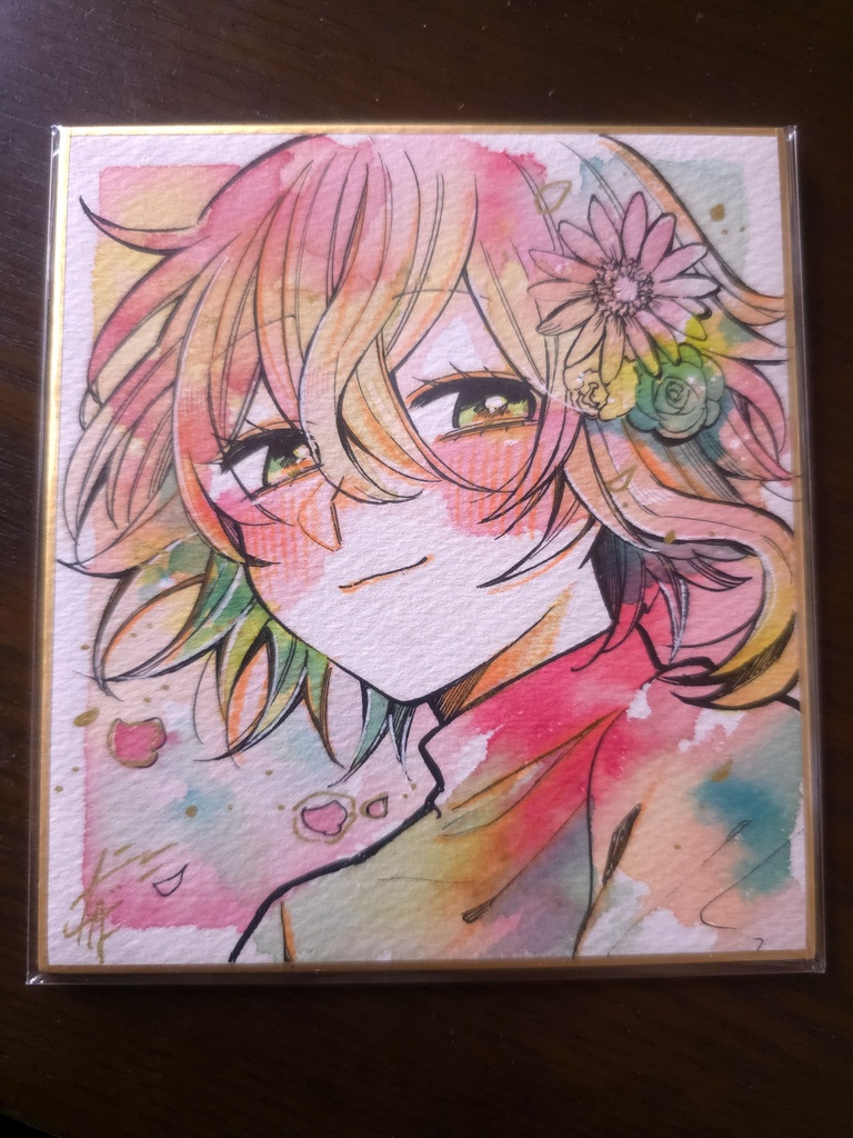 【ミニ色紙】春色