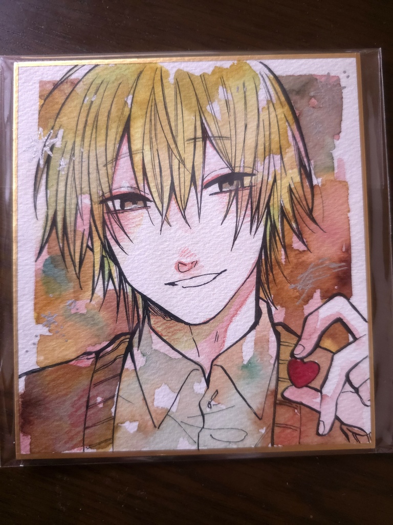 【ミニ色紙】あきおみ