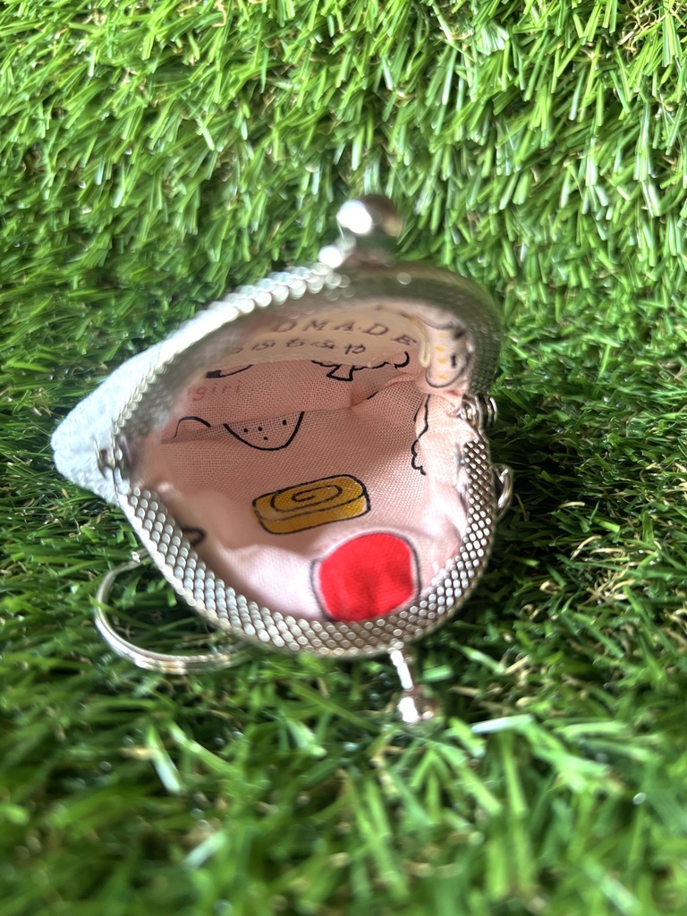 ちったいおにぎりがま口キーホルダー