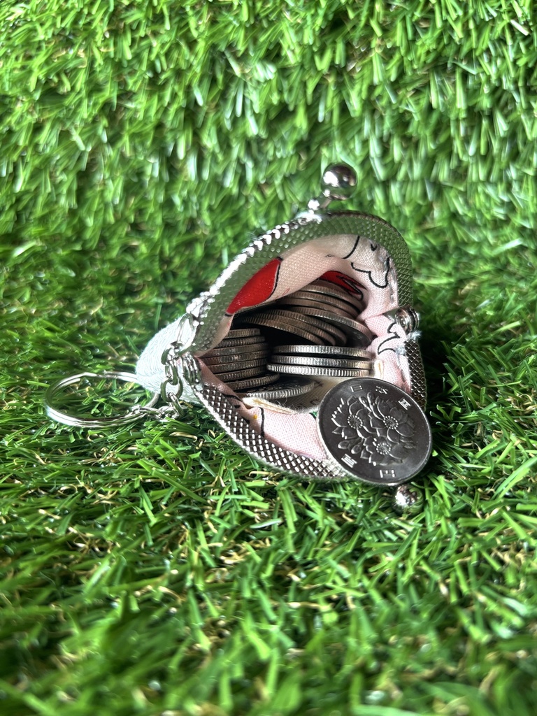 ちったいおにぎりがま口キーホルダー