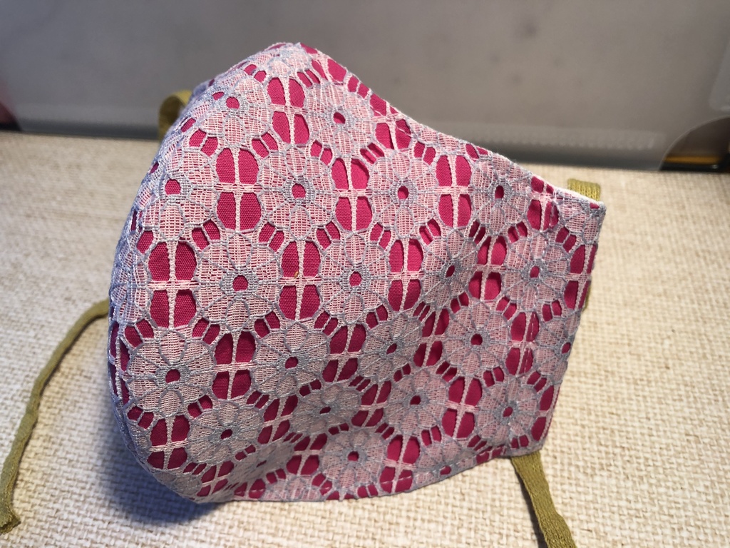レース立体布マスク