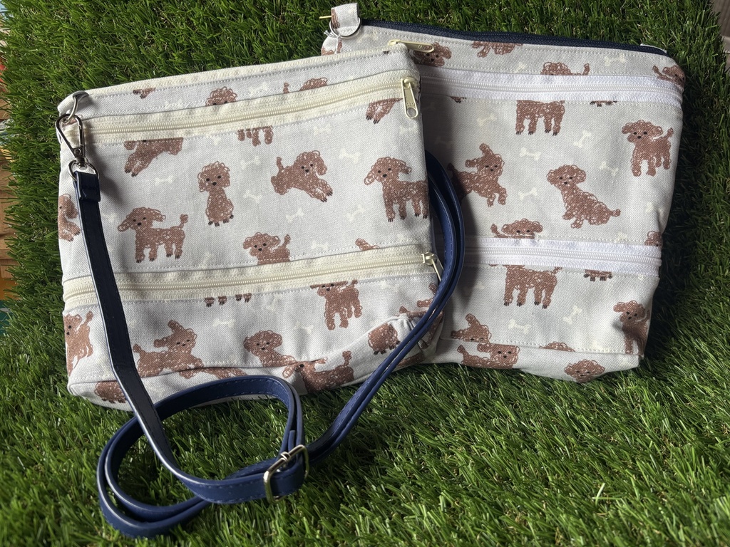 コインスルー財布付きショルダーバッグ