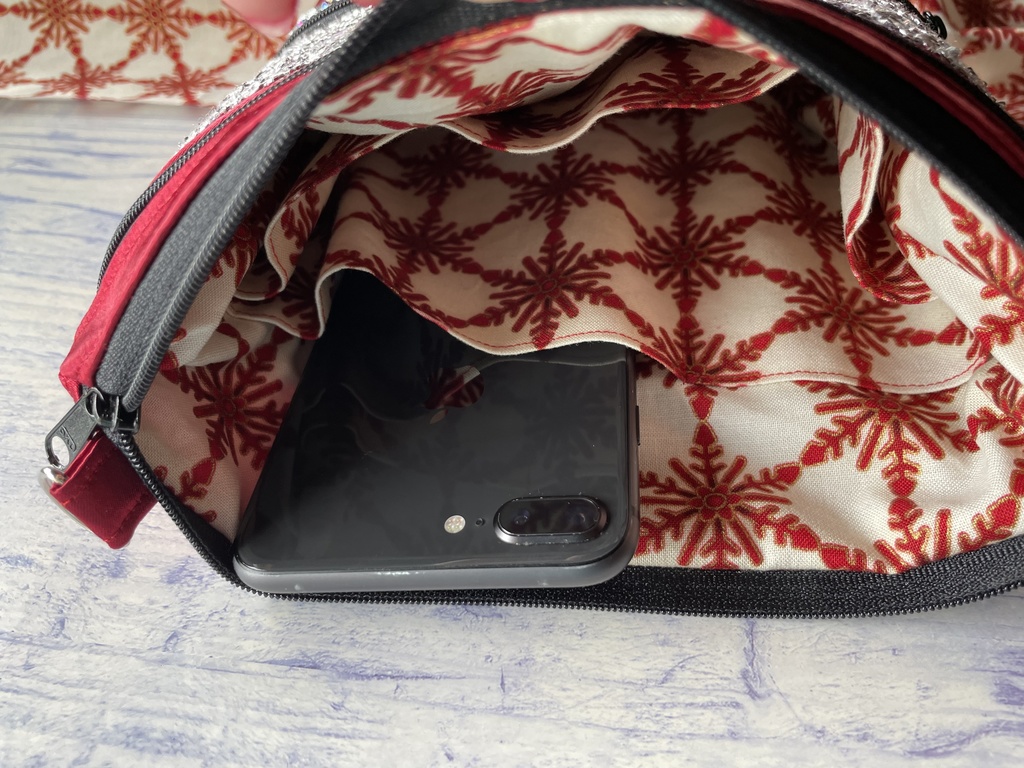 コインスルー財布付きショルダーバッグ