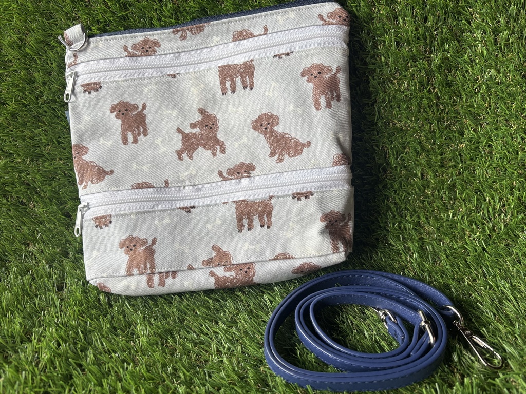 コインスルー財布付きショルダーバッグ