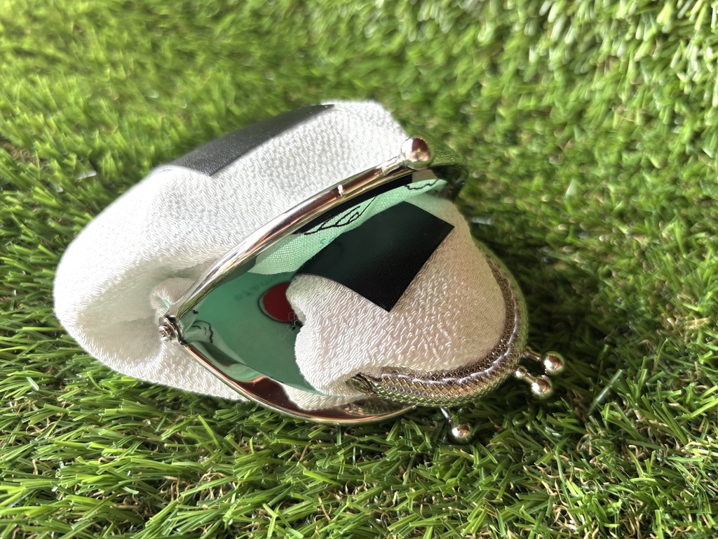 こにぎりがま口ポーチ