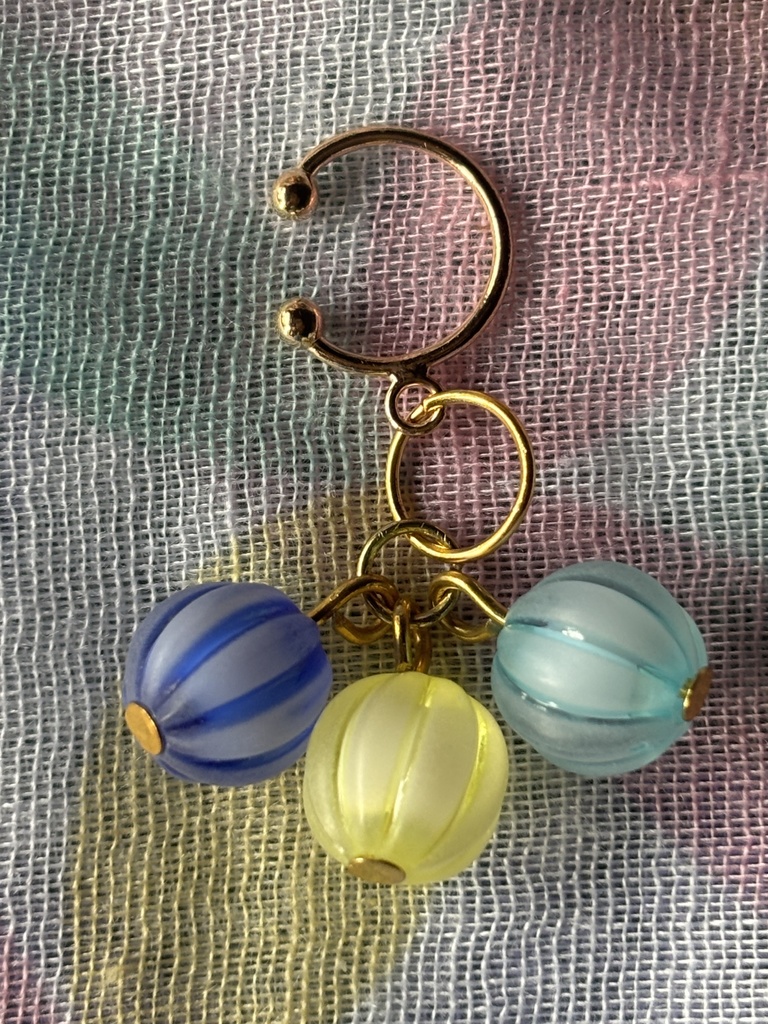 ぬいぐるみ用イヤーカフ カラフル