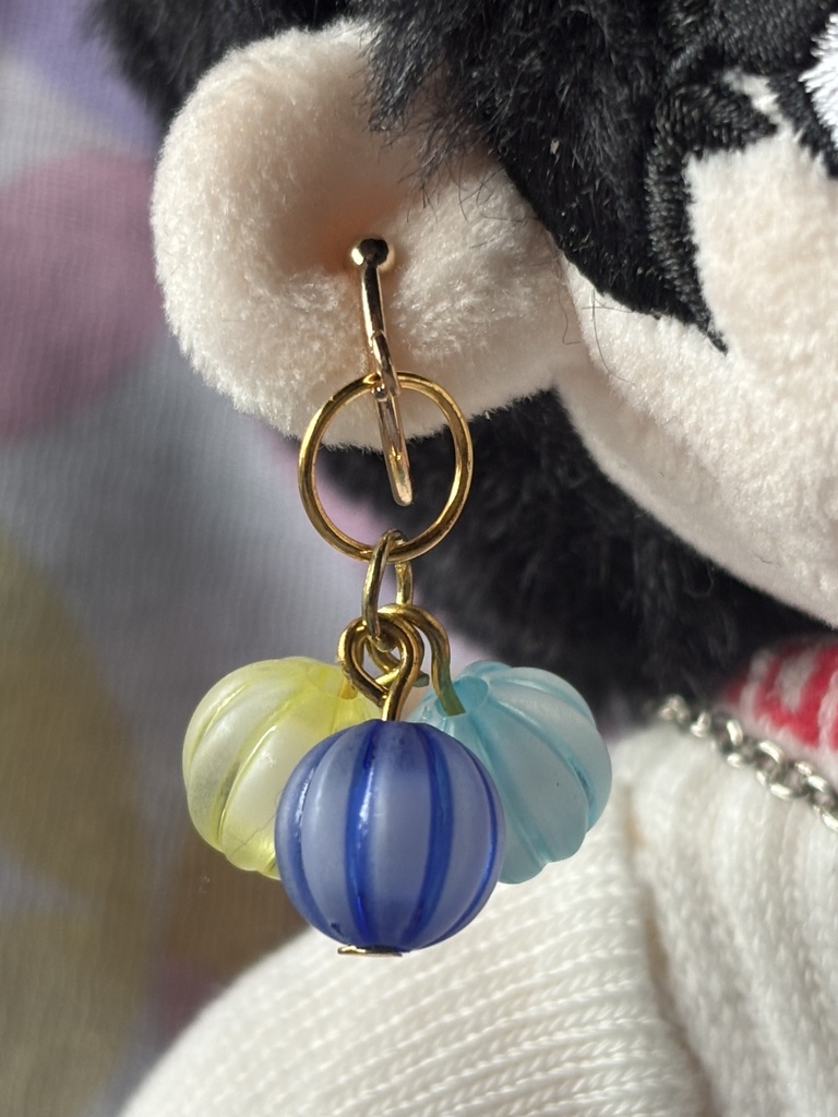 ぬいぐるみ用イヤーカフ カラフル