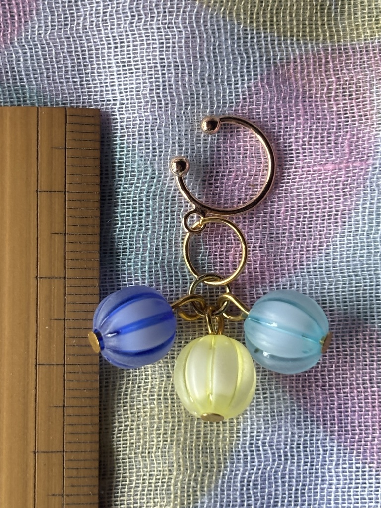 ぬいぐるみ用イヤーカフ カラフル