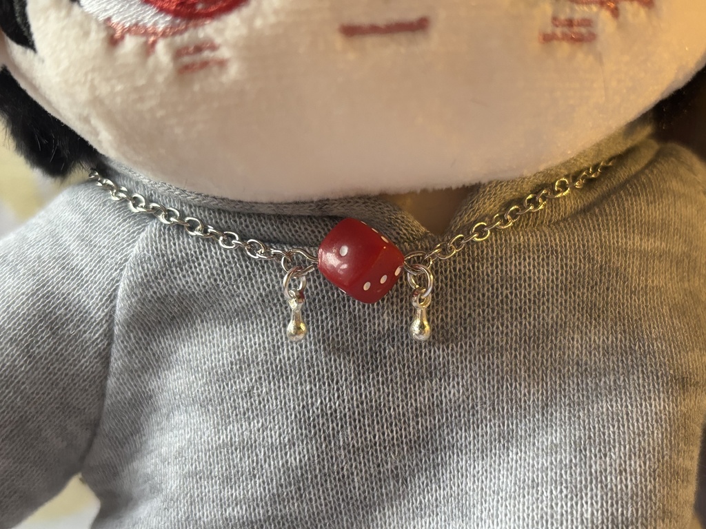 ぬいぐるみ用 ネックレス  サイコロ