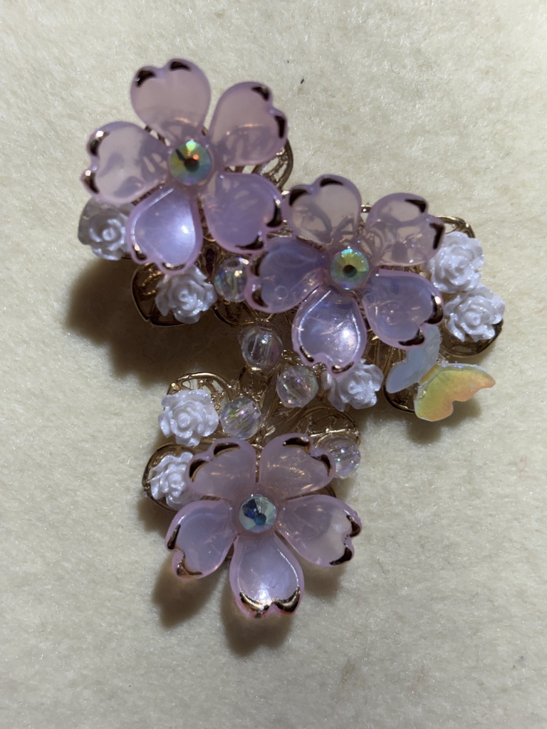 ぬいぐるみ用髪飾り 桜 B