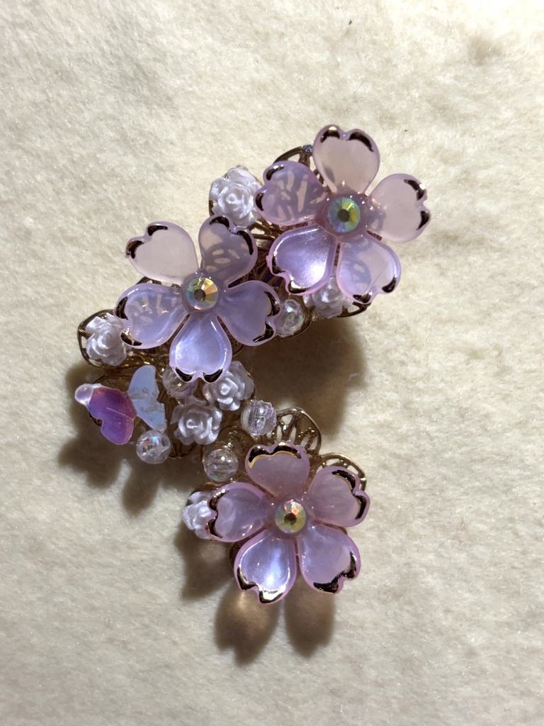 ぬいぐるみ用髪飾り 桜 A