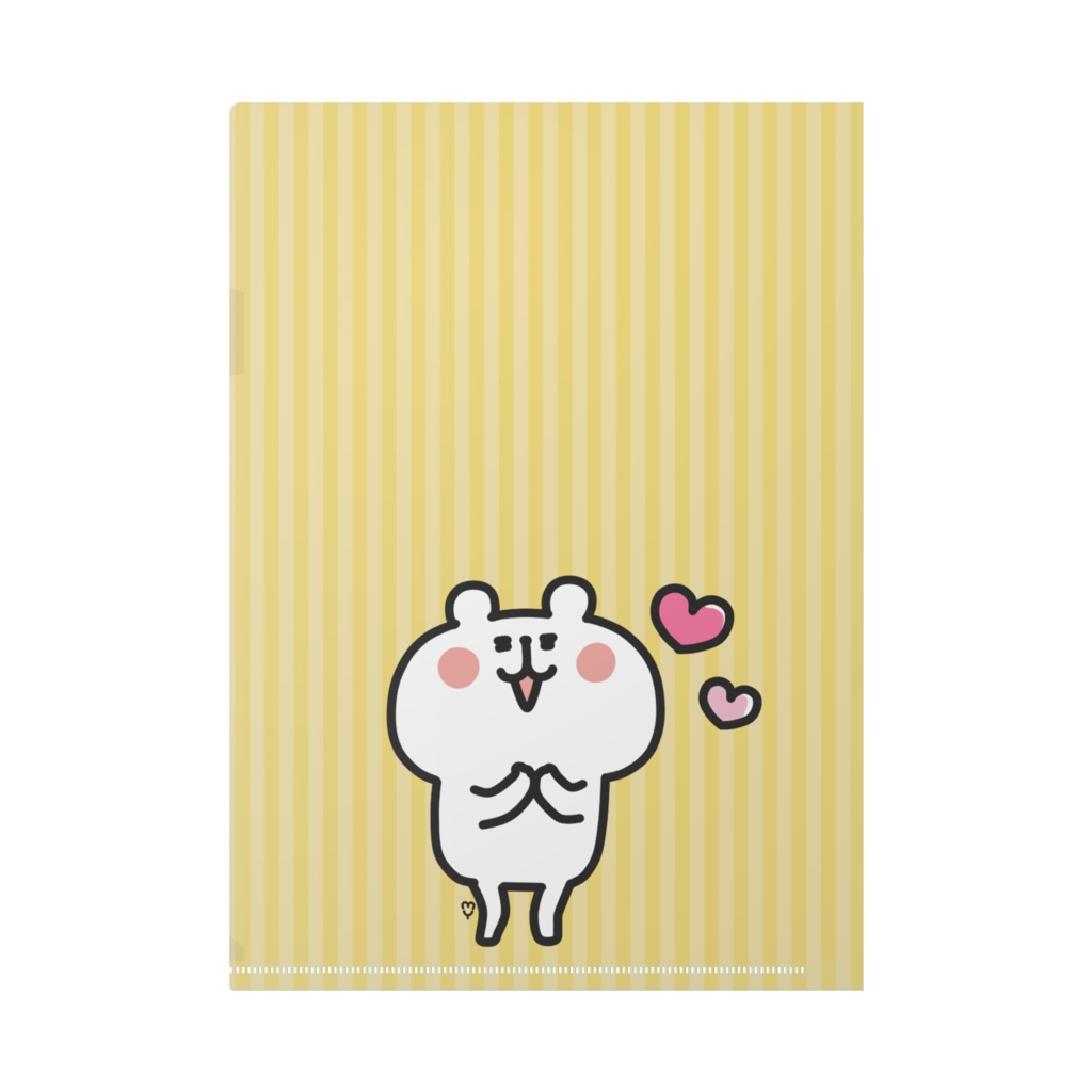 朝のゆるくまさんクリアファイル