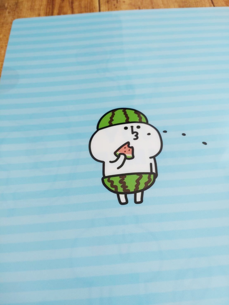 夏のゆるくまさんクリアファイル