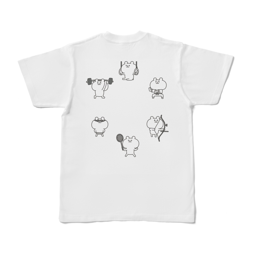 スポーツTシャツゆるくまさん