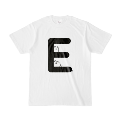 「D」「E」「F」ゆるくま文字Tシャツ
